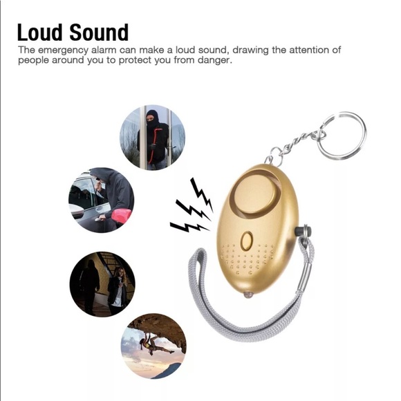 Personal KeyChain Alarm With LED Light - Picture 10 of 13